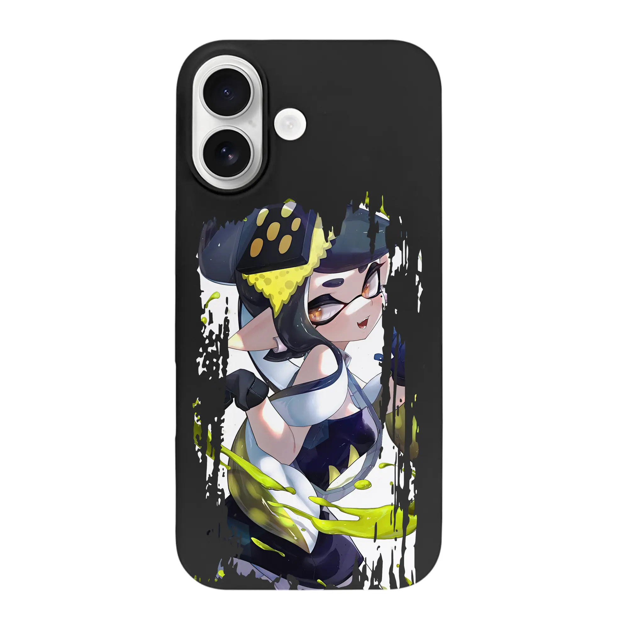 スプラトゥーン グッズ,シオカラーズ アオリ - iPhone 17 シリーズ シリコンケース 薄型 耐衝撃 指紋防止 ソフトタッチカバー 精密フィット 傷防止 保護ケース iPhone 17/17 Air/17 Pro/17 Pro Max 対応